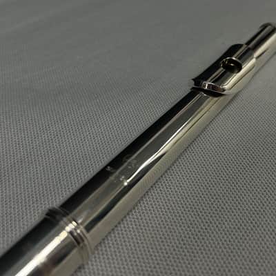 Yamaha YFL-371 Intermediate Flute - Solid Silver Headjoint, Open Hole, Off-set G, B Footjoint w/ Case image 3