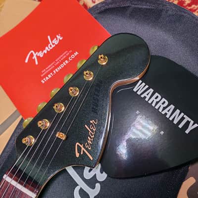 *NEW IN BOX* 2026 Fender Japan Limited Edition Traditional Collection, 60's Mustang Black Pearl Gold with Matching Headstock - MIJ JD26 image 3