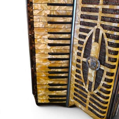 Buttstadt Piano Accordion Germany 1930s-1940s, Professionally Restored + Original Case image 13