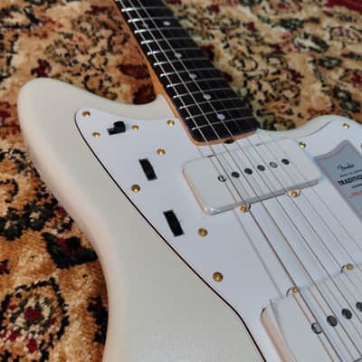 *NEW IN BOX* 2026 Fender Japan 60's Jazzmaster White Pearl Gold with Matching Headstock,  Limited Edition Traditional Collection, MIJ JD26 image 11