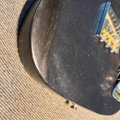 5.88 lbs Fender Brad Paisley Road Worn Telecaster w/ Lollar Imperial Low-Wind Humbucker Upgraded Modifed SH 2025 - Present Black Sparkle Nitro image 8