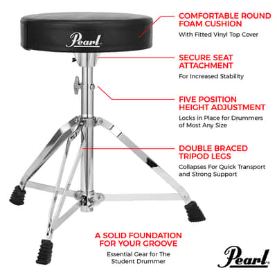Pearl D-50 Drum Throne image 2