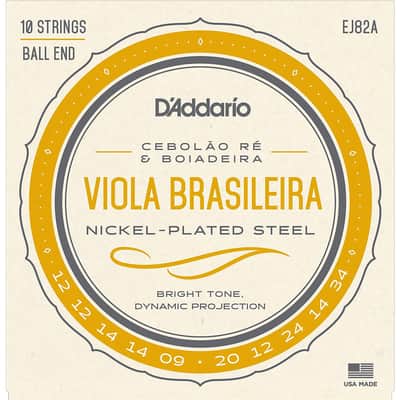 Daddario EJ82A Viola Brasileira Nickel-Plated Steel Strings image 1