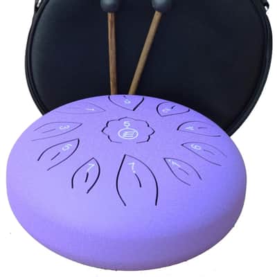 Ecko TD8/11N Tongue Drum 8'' 11 Notes, Purple image 2