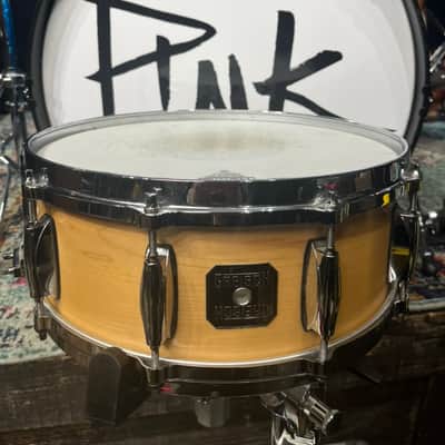Gretsch — Mark Schulman Collection 5x14" USA G-5000 Solid Maple Snare Drum — Natural image 1