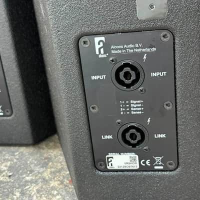 (2) ALCONS VR5 RBN202 90°x60° 2-Way Passive Full-Range Stage Monitor. #MS4953 image 2