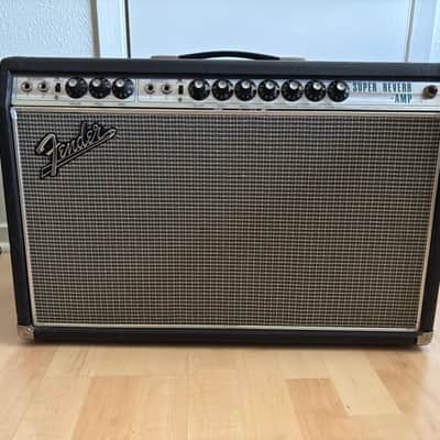 Fender Super Reverb 1969 "Drip Edge" 2-Channel 40-Watt 2x10" Guitar Combo Silverface w/ Jupiter Speakers image 1