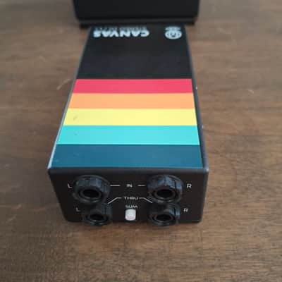 Walrus Audio Canvas Stereo Dual Line Isolator Direct Box 2022 - Present - Black w/ Rainbow Graphic image 5