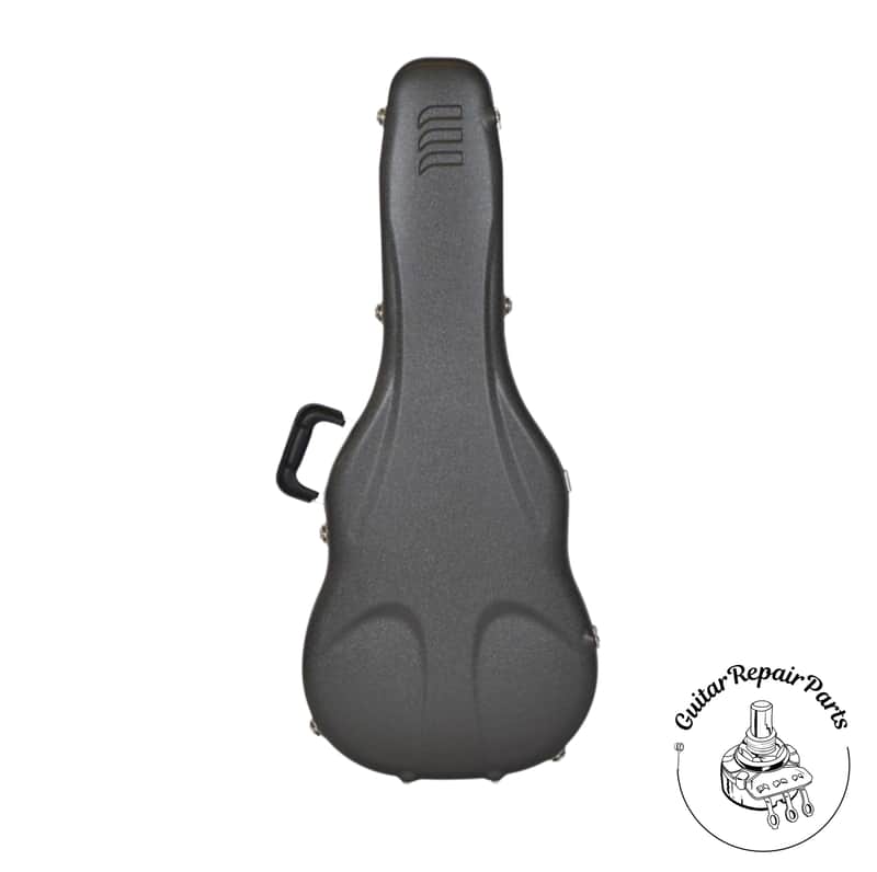 TKL Concept 3.1 Molded OM/000 Acoustic Guitar Case w/ D-Rings - Titanium Finish image 1