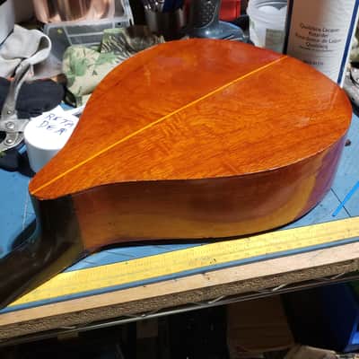 Mandolin, Handmade Spanish-Style Flat Top, All Solid Wood, Luthier Setup Video W/Gig Bag image 15