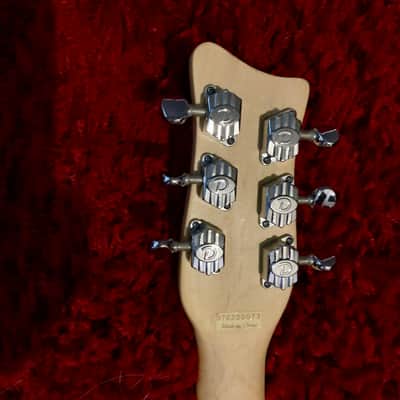 Mindboggling Silvertone Dan Electro Frankenburst image 8