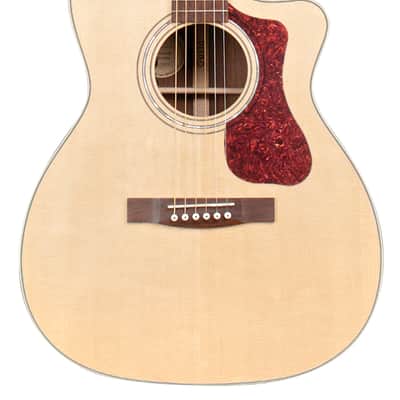 Guild OM-150CE Natural, All Solid Wood, Sitka Spruce Top, Indian Rosewood B/S, Acoustic Electric image 1