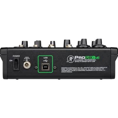 Mackie ProFX6v3 6-channel Mixer with USB and Effects with Mixer Bag & XLR Cable image 5
