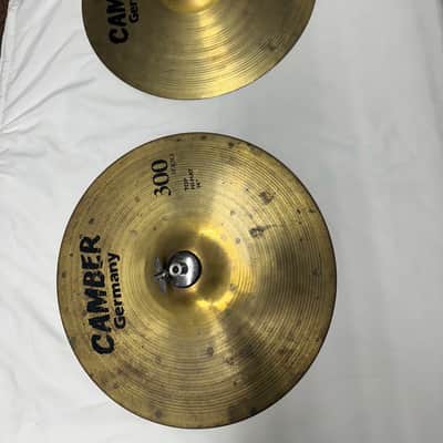 Used Camber 14" 300 Series Hi Hat Cymbal Pair Bottom & Top Made in Germany image 1