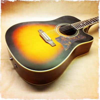 Epiphone Masterbilt DR-500MCE VS Sunburst | Reverb Canada