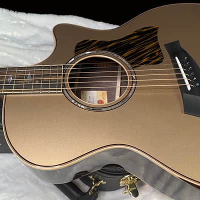 NEW! Taylor Next Generation 814ce Special Edition Acoustic-electric Guitar - Casablanca Beige Metallic - 4.6lbs - Authorized Dealer - G07756 image 9