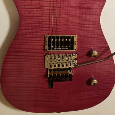 USACG USA made Custom Super Tele Maple/Mahogany 2020 Purple Nitro image 4