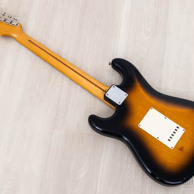 1991 Fender '54 Stratocaster ST54-900 Sunburst Lacquer w/ American Vintage Pickups & Case, Japan MIJ Fujigen image 13