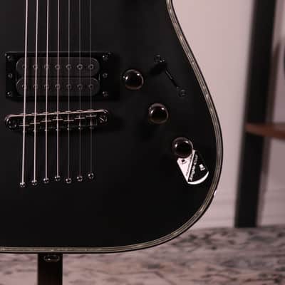 Schecter Hellraiser C-7 Passive - Rosewood Fingerboard, Black, B-Stock image 3