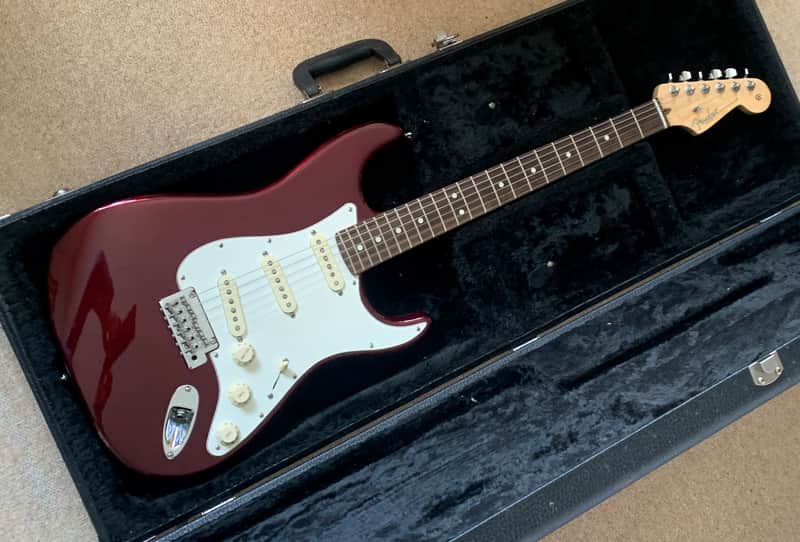 Fender USA Standard Stratocaster 2015 Custom Shop Pickups in Metalic Midnight Wine image 1