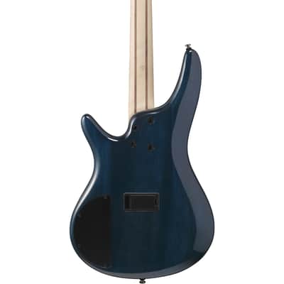 Ibanez Standard SR400EQM-SCB Stained Cosmic Blue Starburst - 4-String Electric Bass image 5