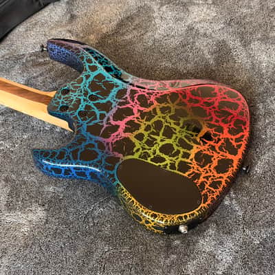 Kiesel Osiris Multiscale OM6 6-String Electric Guitar Crackle Finish USA American Fanned Frets 2020 image 14