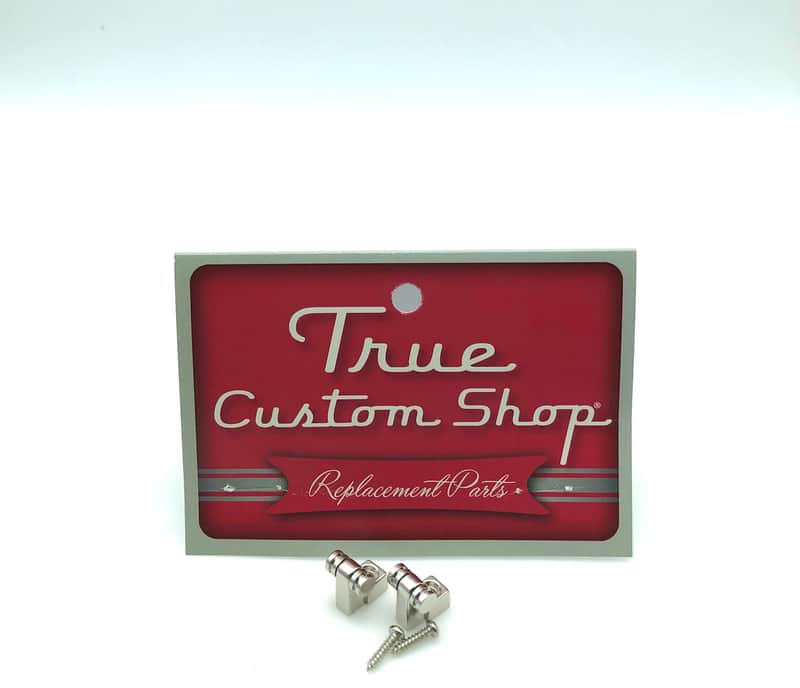 Set of 2 Roller String Trees Retainers Guides - Nickel image 1
