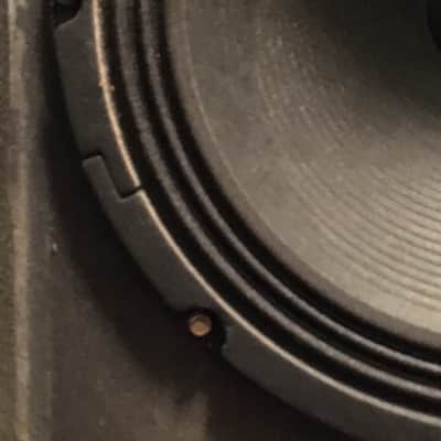 Vintage 1975 Ampeg V-4 Model SPV400 4x12 Speaker Cabinet Black Tolex Made in USA Eminence image 7