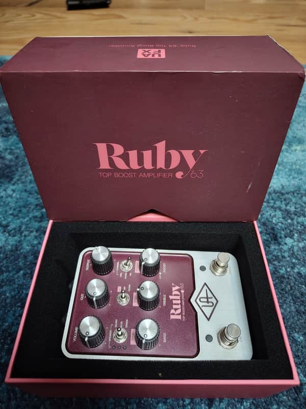 Universal Audio Ruby ’63 Top Boost Amplifier 2022 - Present - Ruby / Silver image 1