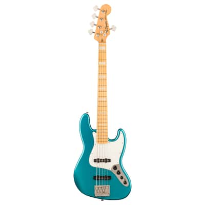 Squier Classic Vibe Active 70s Jazz Bass V MN Ocean Turquoise - 5-String Electric Bass image 1