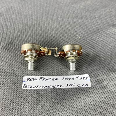 1956 Fender Pots-Potentiometer(#395) 250k- 304-620 Telecaster Esquire Duo-Sonic Musicmaster Precision Bass image 5