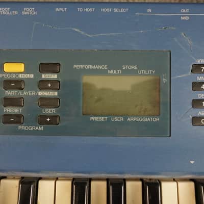 Yamaha CS1x Control Synthesizer Blue w/ Power Supply image 4