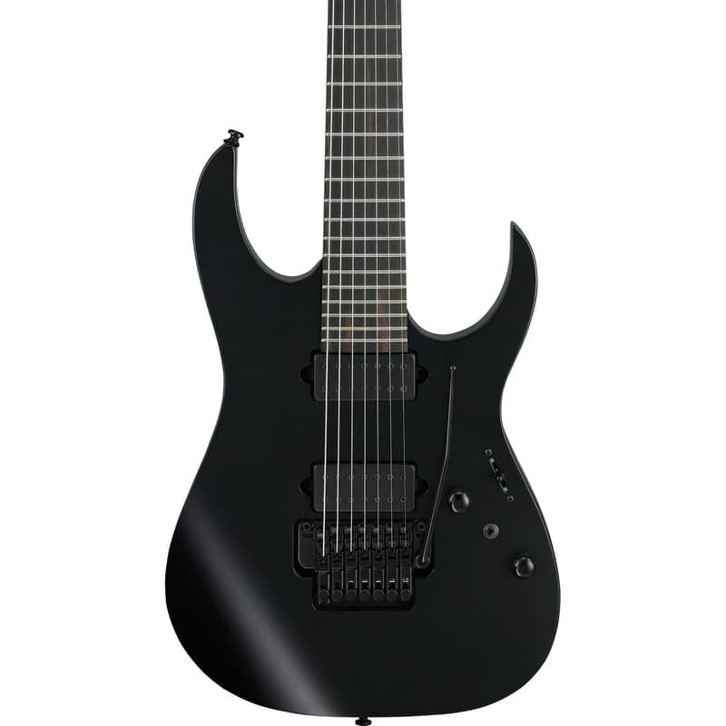 Ibanez RGRB720 RG Iron Label 7-String Guitar w/ Dimarzio Pickups - Black image 1