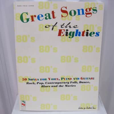 Great Songs of the Eighties 80s Piano Vocal Guitar Sheet Music Song Book 1980s image 1