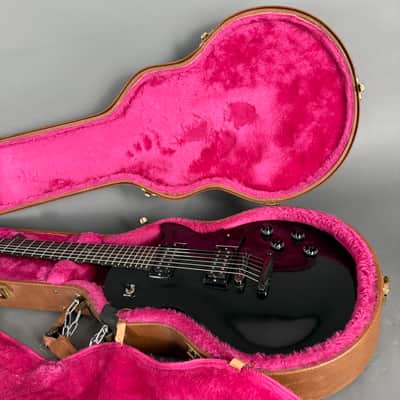 2000 Gibson Les Paul GOTHIC Studio Black in Browncase image 19