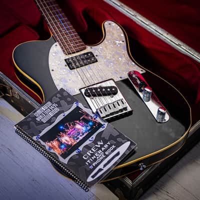 ESP Telecaster Ex Ron Wood THE ROLLING STONES Black 1993 image 12