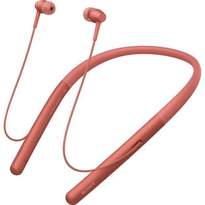 Sony WIH700/R Hi-Res Wireless Bluetooth In Ear Headphones, Red image 3