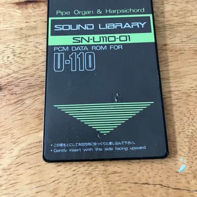 roland Roland SN-U110-01 Sound Library for U-110 Pipe Organ & Harpsicord