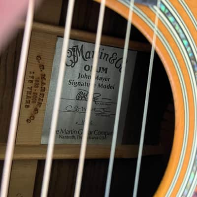 Martin OMJM OM-JM John Mayer Signature Model 2008 - Natural image 5