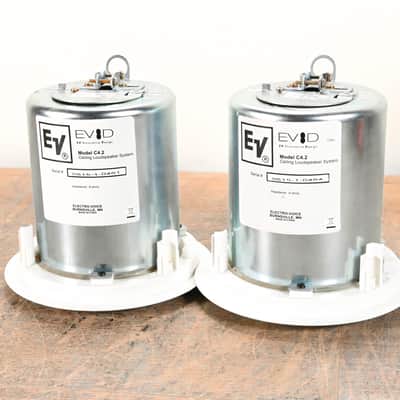 Electro-Voice (EV) EVID C4.2 4" 2-Way Coaxial Ceiling Loudspeaker (PAIR) CG01F32 image 11