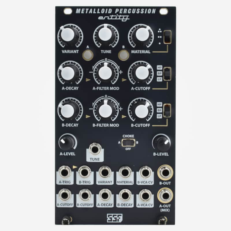 SSF Steady State Fate Entity METALLOID Percussion Eurorack Drum and Synthesizer Module image 1