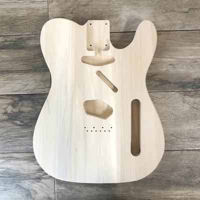 Made to Order - FRANCHIN Raw Mars guitar body without finish Basswood Poplar SS SH Right-hand Left-hand Lefty Telecaster-Tele-T-Style Made in Italy image 9