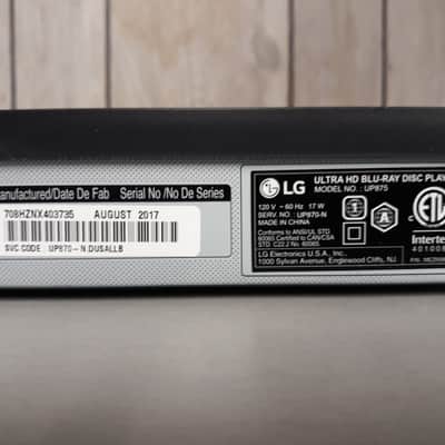 LG Ultra HD Blu Ray UP875 - Used image 3