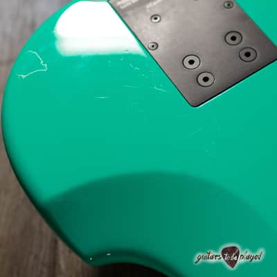 1987 Kubicki Ex Factor 4-String Bass w/ Case – Bahama Green image 14