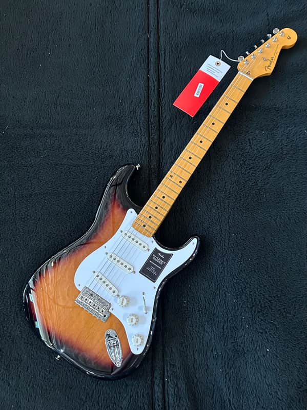 Fender Vintera II '50s Stratocaster with Maple Fretboard 2-Color Sunburst #MX23114420 / 7lbs. 6.2oz image 1