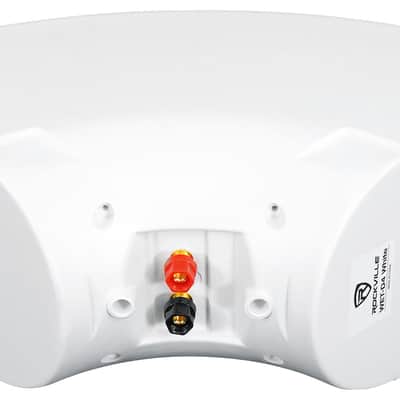 (2) Rockville WET-D4 White Indoor/Outdoor Commercial/Restaurant/Bar 70V Speakers image 5