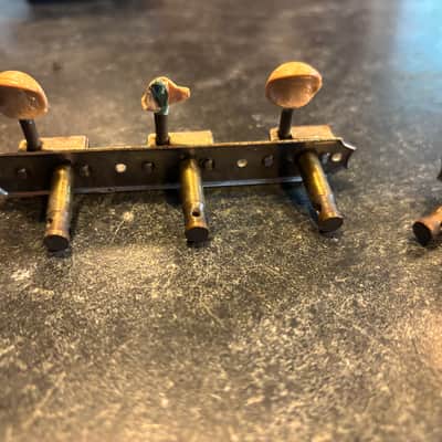 Kluson Single Line Tuning Pegs 1950's - Nickel image 5