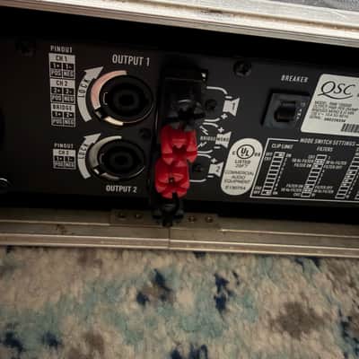 QSC RMX1850HD Professional Power Amplifier 2000s - Black image 5