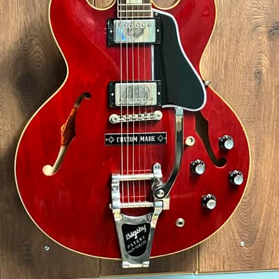Gibson ES-335 1964 Murphy Lab Bigsby (stop tail included) - Cherry Red image 2