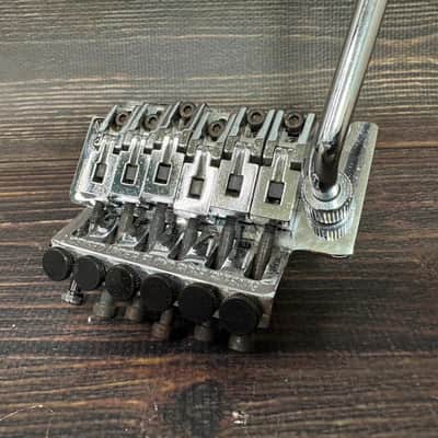 Peavey Wolfgang Floyd Rose Tremolo Unit Bridge Chrome image 3